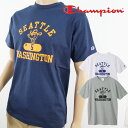 チャンピオン Tシャツ メンズ C3-B348 ショートスリーブティーシャツ レディース ベーシック 半袖 ハーフスリーブ ロゴ プリント レトロ 綿100% ...