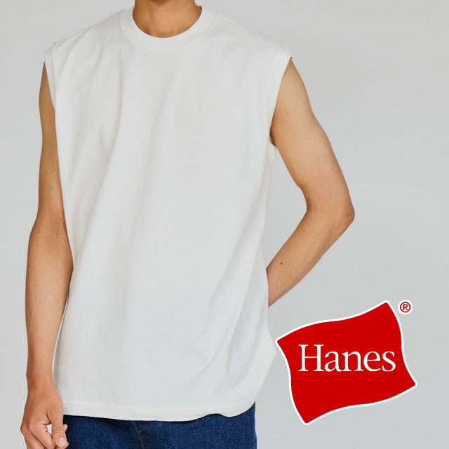 \ポイント7倍 12/1迄/ヘインズ スリーブレスTシャツ メンズ HM3-B201 T-SHIRTS SHIRO レディース ノースリーブシャツ クルーネック...