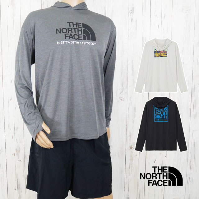 \ポイント7倍 12/1迄/ザ・ノース・フェイス パーカー Tシャツ メンズ NT12540 ウォータースムースフーディ 長袖 トップス レディース 薄手 UV...