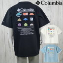 コロンビア Tシャツ キッズ ジュニア PY0495 スタックブルックグラフィックショートスリーブティーシャツ 半袖 トップス レディース 紫外線対策 アパレル...