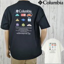 コロンビア Tシャツ メンズ PM7377 レイリバースプリットラグラングラフィックショートスリーブティーシャツ 半袖 トップス レディース 紫外線対策 アパレ...