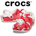 \5%クーポン有 7/15限定/クロックス クロッグサンダル 「ハローキティ」 レッド クラシック クロッグ レディース サボサンダル キティちゃん メンズ カ...