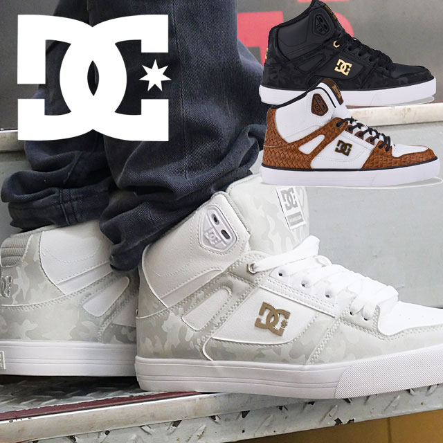 ＼ポイント7倍 11/30〜／ディーシーシューズ ハイカット スニーカー ピュア ハイ-トップ SE SN レディ..