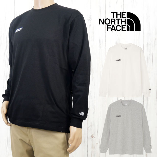 ＼5時間限定!最大10%クーポン有／ザ・ノース・フェイス ロングスリーブファインアルパインティー メンズ 長袖 Tシャツ ロンT トップス 綿100％ アウトドア アパレル 服 黒 白 グレー NT82537 メール便送料無料 最強翌日配送 evid