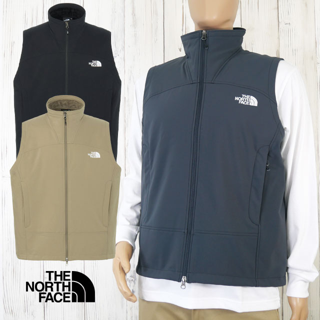 ＼5時間限定!最大10%クーポン有／ザ・ノース・フェイス ソフトシェルベスト メンズ NP72551 アドバンスドベスト アウタ ー トップス 撥水 フルジップ 上着 羽織 袖無し アパレルロゴ 刺繍 ワンポイント 服 黒 灰 グレージュ ウエア 最強翌日配送 送料無料 evid