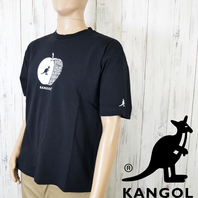 ＼5時間限定!最大10%クーポン有／カンゴール Tシャツ メンズ ティーシャツ 半袖 レディース トップス ウェア カットソー 丸首 クルーネック 服 アパレル 黒 ブラック C5233N メール便送料無料 最強翌日配送 evid