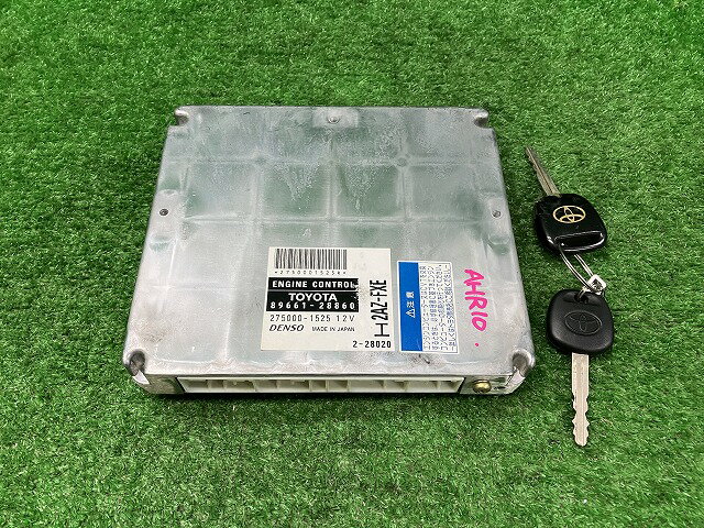 【中古】トヨタ AHR10 エスティマ エンジンコンピューター 8966-28860 キー付 250526221中古 車 パーツ 中古パーツ 中古部品 カスタム 即発送