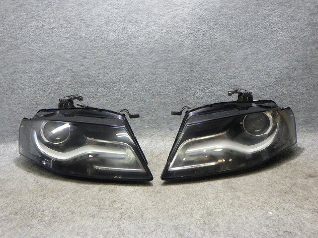 【中古】アウディ 8K A4 ヘッドライト左右 HID 8K0941003D 8K0941004D バラスト付 260627021中古 車 パーツ 中古パーツ 中古部品 カスタム 即発送