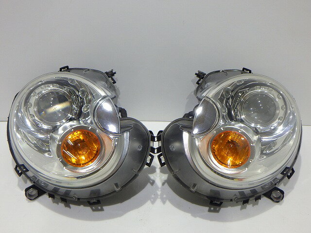 【中古】BMW ミニクーパー ヘッドライト左右 HID MF16 R57 純正 クーパーS バラスト付 コーティング 250716144中古 車 パーツ 中古パーツ 中古部品 カスタム 即発送