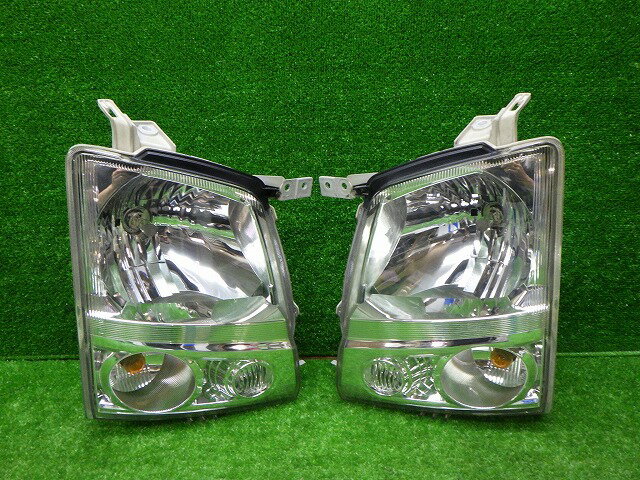 【中古】AZワゴン　ヘッドライト　左右　ハロゲン　MJ21S　100-59051　レベ無し　マツダ　綺麗　250625045中古 車 パーツ 中古パーツ 中古部品 カスタム 即発送