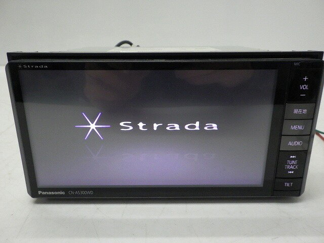 【中古】パナソニック ストラーダ CN-AS300WD フルセグ BT メモリーナビ 地図2014年 231118058中古 車 パーツ 中古パーツ 中古部品 カスタム 即発送