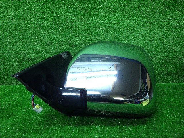 【中古】ミツビシ　V73W　パジェロ　メッキ　左ドアミラー　7P　240527072中古 車 パーツ 中古パーツ 中古部品 カスタム 即発送