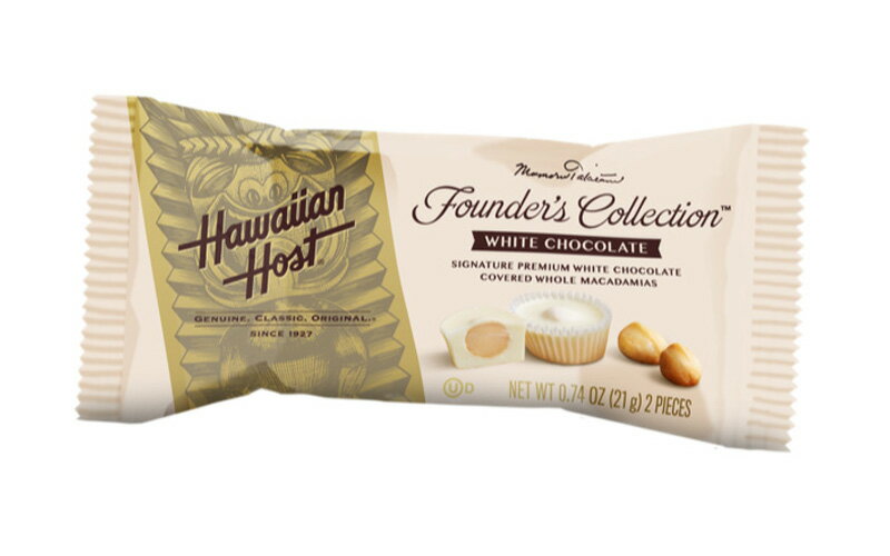 ハワイアンホースト　マカデミアナッツチョコレートホワイトバー(2粒)×12袋セット