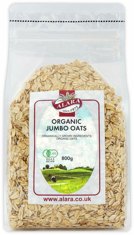 アララ オーガニック ジャンボオーツ 800g × 8個セット