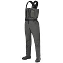 シマノ(SHIMANO) ドライシールド+4 ストレッチウェーダー カットピンフェルト FF-001V チャコールグレー XL
