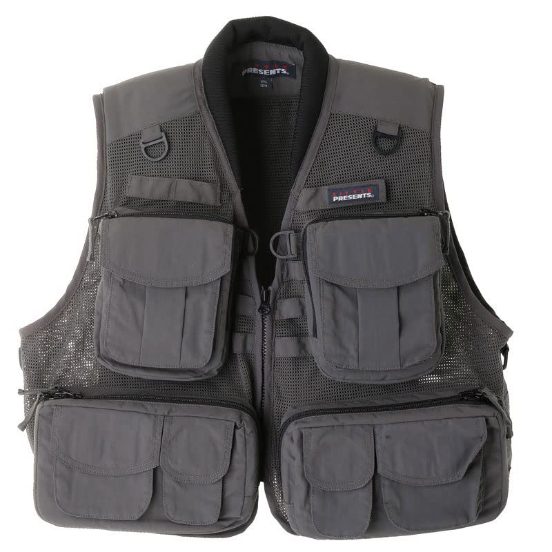 リトルプレゼンツ(LITTLE PRESENTS) メッシュベスト V-26 L チャコールグレイ