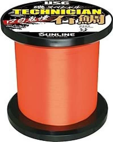 サンライン(SUNLINE) ナイロンライン 磯スペシャル テクニシャン石鯛 口白鬼憧 600m 16号 本イシオレンジ