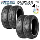【タイヤ交換可能】【送料無料】【2025年製】オールシーズンタイヤ 235/50R18-101W XL FRONWAY FRONWING A/S【4本セット】輸...