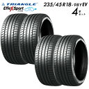 【タイヤ交換可能】【送料無料】【2025年製】EV車/HV車専用タイヤ 235/45R18-93Y TRIANGLE EffeX Sport TH202 EV【...