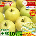 【送料無料】青森 りんご 家庭用 王林 10キロ箱りんご 訳...