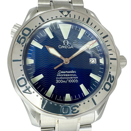 OMEGA オメガ シーマスター プロフェッショナル 300M 2255.80 中古 メンズ 腕時計 自動巻き ブルー文字盤 外装仕上げ Aランク OMEGA オメガ シーマスター プロフェッショナル 300M 2255.80 中古 メンズ 腕時計 自動巻き ブルー文字盤 外装仕上げ Aランク