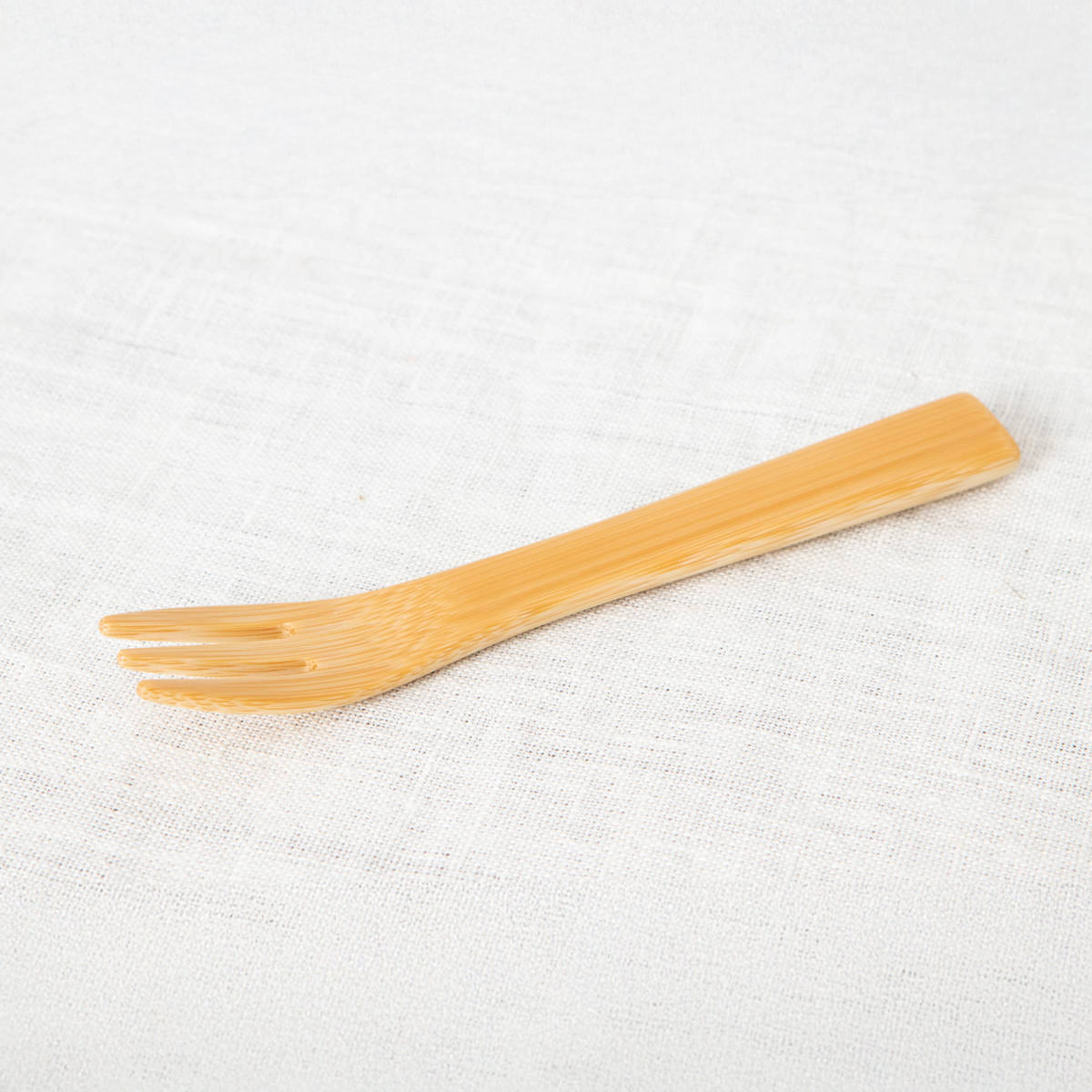 ベビーフォーク/ベビースプーン 孟宗竹 竹製 12.5cm クリヤ/赤 4種 手作り 軽量 赤...