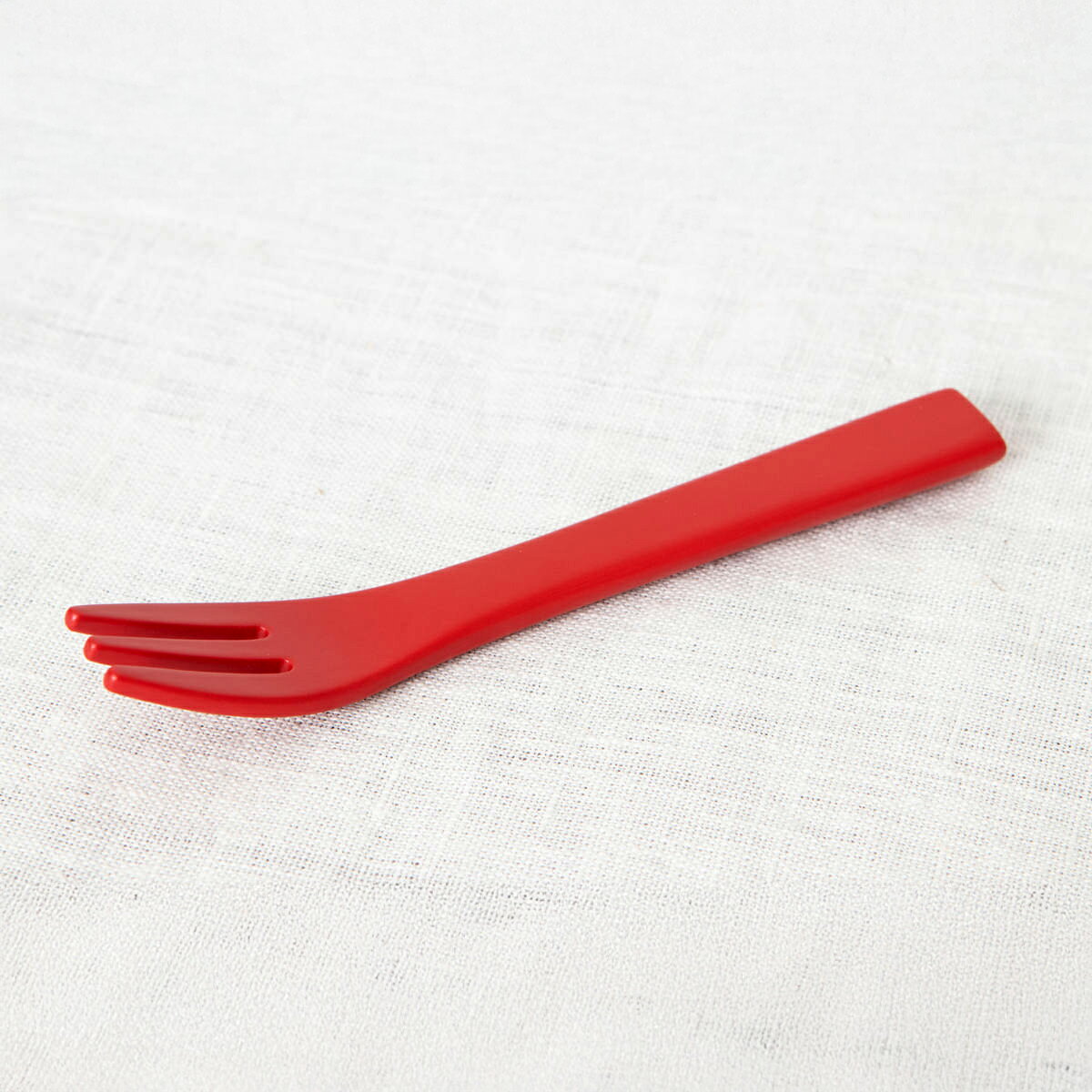 ベビーフォーク/ベビースプーン 孟宗竹 竹製 12.5cm クリヤ/赤 4種 手作り 軽量 赤...