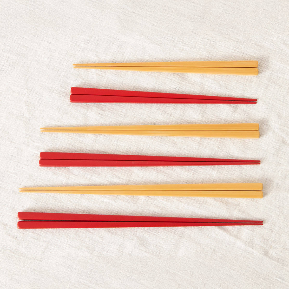 Rakuten - 竹箸 孟宗竹 竹製 18cm/21cm/23cm クリヤ/赤 6種 手作り 軽量 箸 大分県 日本製