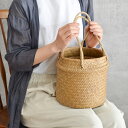 タイ カチュー 水草 丸手提げ 二重編み 折りたたみ式 小/大 2サイズ