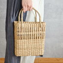 タイ コック すげ 手提げ 上すかし編み