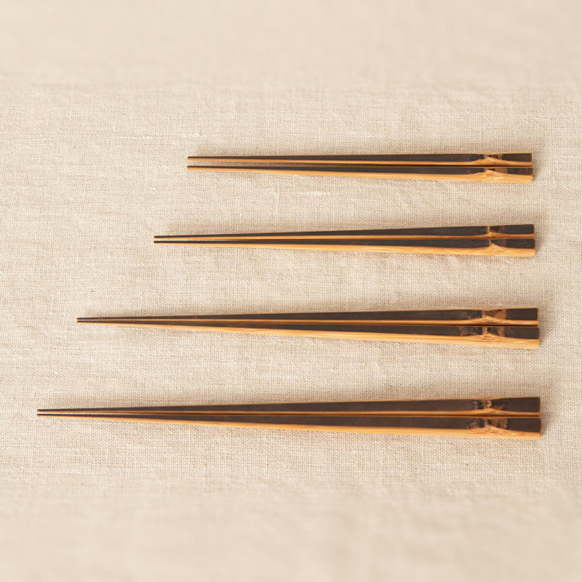 竹製 箸 炭竹 孟宗竹 17cm/18.5cm/22cm/23.5cm 4サイズ 食卓用箸 子ども用 大人用 手仕事 高知県 日本製