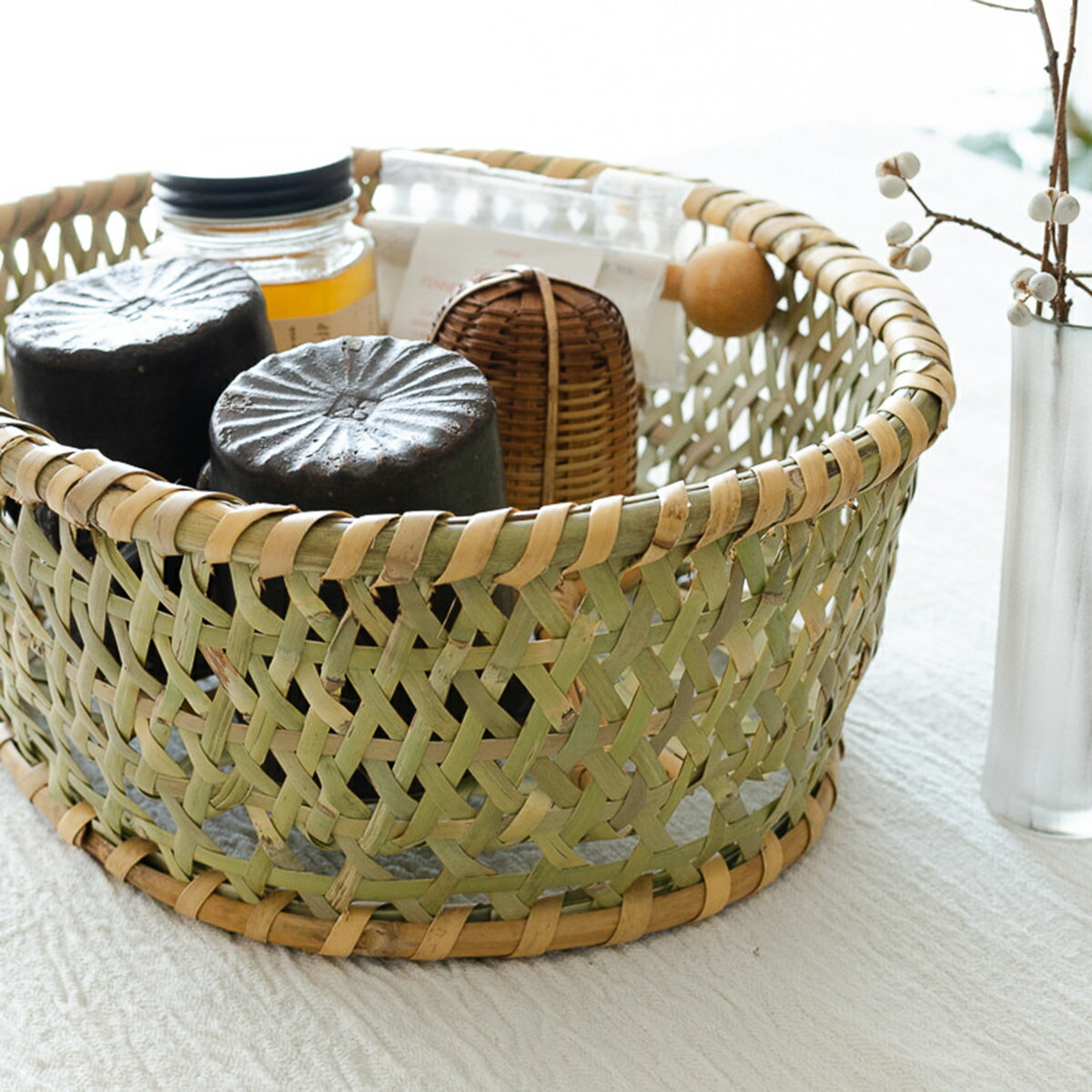 楽天市場】竹かご 円柱の通販