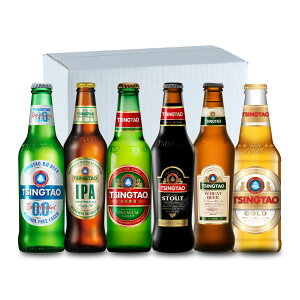 中国 青島ビール6本飲み比べセットクラフトビール 世界のビール 海外ビール チンタオ アジアビール ...