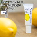 【マラソン限定ポイントUP】 リップバーム オーガニック 10g リップクリーム 日本製 国産 レモンの香り 柑橘 いい香り ケース かわいい リップスティック リップケア 保湿 香り 無添加 リップ ケア 可愛い 乾燥 プレゼント ギフト ヴィーガン