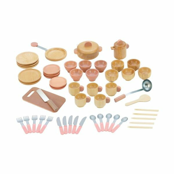 ままごと ウッディ食器セット おもちゃ ままごと 3-5歳