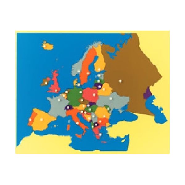 モンテッソーリ モンテ 地図パズル ヨーロッパ N おもちゃ 知育玩具 モンテッソーリ教具 キッズ