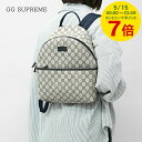 【5/15限定!ポイント7倍】 グッチ GUCCI KIDS キッズ バックパック GG SUPREME 782708 FAC4E ベージュ ネイビー 4075...
