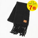 【7/5限定!ポイント7倍】 ロエベ LOEWE レディース メンズ マフラー FSA6SS1X05 BLACK ブラック 1100 ロゴ 無地 小物 プレゼン...