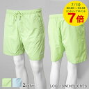 【7/10限定!ポイント7倍】 ボーラー BALR. メンズ ショートパンツ LOGO SWIMSHORTS B1451 1035 ライトグリーン REED GREEN ライトブルー BREEZE BLUE スイムショーツ ハーフパンツ プリント スイムショートパンツ 海パン 【2025春夏新作】