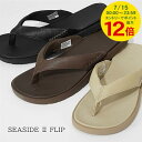 【7/15限定!ポイント最大12倍】 アグ UGG メンズ サンダル SEASIDE II FLIP 1166610 ベージュ MUSTARD SEED ブラウ...