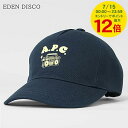 【7/15限定!ポイント最大12倍】 アーペーセー A.P.C. メンズ レディース キャップ EDEN DISCO COGYX M24162 DARK NAVY ネイビー IAK APC 小物 CAP 帽子 野球帽 ベースボールキャップ プレゼント 誕生日 【2025秋冬新作】