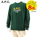 【7/18限定!ポイントでのお支払いもポイントアップ】 アーペーセー A.P.C. メンズ スウェットシャツ SWEAT APC MADAME COEZD H2...