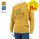 【7/18限定!ポイントでのお支払いもポイントアップ】 メゾンキツネ MAISON KITSUNE メンズ スウェットシャツ LM00306 KM0001 TR...