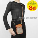 【7/18限定!ポイントでのお支払いもポイントアップ】 コーチ COACH レディース フォンケース PHONE CROSS BODY CM510 B4TA7 ブラウン COCOA BURNISHED AMBER フォーンバッグ スマートフォンケース 小物 プレゼント 誕生日