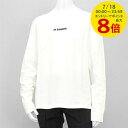 【7/18限定!ポイントでのお支払いもポイントアップ】 ジルサンダー JIL SANDER メンズ 長袖Tシャツ J47GC0116 J20103 アイボリー ...