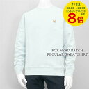 【7/18限定!ポイントでのお支払いもポイントアップ】 メゾンキツネ MAISON KITSUNE メンズ スウェットシャツ FOX HEAD PATCH RE...