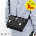 【7/18限定!ポイントでのお支払いもポイントアップ】 プラダ PRADA メンズ レディース ショルダーバッグ TESSUTO 2VD066 2DMG NERO ブラック F0002 テスート クロスボディ バッグバッグ 小物 バッグ プレゼント 誕生日 【2025春夏新作】
