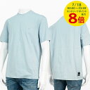 【7/18限定!ポイントでのお支払いもポイントアップ】 エンポリオアルマーニ EMPORIO ARMANI メンズ Tシャツ EM000983 AF13669 PEARL BLUE ブルー U9275 半袖 カットソー クルーネック ロゴ REGULAR FIT レギュラーフィット 【2025春夏新作】