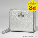 【7/18限定!ポイントでのお支払いもポイントアップ】 ヴィヴィアンウエストウッド Vivienne Westwood レディース メンズ 2つ折り財布 MED...