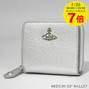 【7/20限定!ポイント7倍】 ヴィヴィアンウエストウッド Vivienne Westwood レディース メンズ 2つ折り財布 MEDIUM ZIP WALL...